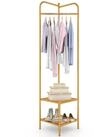 COSTWAY Kleiderst&auml;nder, (1 St), Eck-Garderobenst&auml;nder, Eckgarderobe, mit...