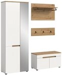 xonox.home Garderoben-Set Canu, (3-tlg), in Wei&szlig;/ Artisan Eiche Nachbildung...