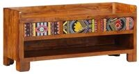 vidaXL Schuhbank vidaXL Schuhbank Honigbraun 100 x 35 x 45 cm Akazienmassivholz