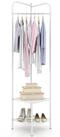 COSTWAY Kleiderst&auml;nder, (1 St), Eck-Garderobenst&auml;nder, Eckgarderobe, mit...