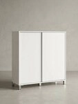 KADIMA DESIGN Schuhschrank Schuhschrank WL5.712 Holz Wei&szlig; 100x108x37,5 cm...