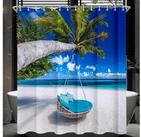 LuxusKollektion Duschvorhang Duschvorhang 120x200cm Strand H200 x B120 cm (1er Pack)