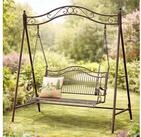 DanDiBo Hollywoodschaukel Metall Antik 2 Sitzer Gartenschaukel 082505 Schaukel...