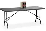 relaxdays Gartentisch klappbar (1-St), grau grau