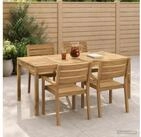 vidaXL Gartentisch vidaXL Gartentisch Wei&szlig; 180 x 88,5 x 75 cm Massivholz Akazie