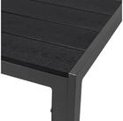 INDA-Exclusiv K&uuml;chentisch Gartentisch Aluminium WPC anthrazit / schwarz...