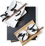 Moritz & Moritz Tafelservice Sushi Set 10tlg Pinselschrift Schwarz (8-tlg), 2