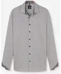 OLYMP Langarmhemd No. Six Businesshemd, Kentkragen, Super Slim beige 38