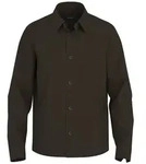 OLYMP Langarmhemd Casual aus Cord, Overshirt, Kentkragen braun M