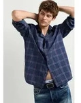 Pepe Jeans Funktionsshirt Freizeithemd REIMS blau L (52/54)