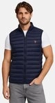 U.S. Polo Assn. Steppweste mit Stehkragen und versteckten Rei&szlig;verschlusstaschen