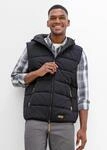 Steppweste BONPRIX, Herren, Gr. 48, schwarz, Obermaterial: 100% Baumwolle. Futter: