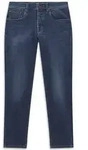 bugatti 5-Pocket-Jeans Slim Fit Slim Fit Candiani Denim Used Wash blau 32