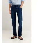 bugatti 5-Pocket-Jeans Slim Fit italian premium denim fabric blau 33