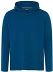 Hoodie BOSS "Waffle LS-Shirt H", Herren, Gr. M, turquoise, aqua 444, Sweatware,