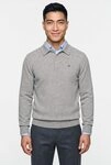 Gant Polokragenpullover SUPERFINE LAMBSWOOL melierte Optik, normale Passform
