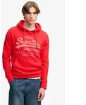 Superdry Kapuzensweatshirt VL CLASSIC HOOD Baumwollmischung, relaxed fit rot S (46)