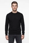 BOSS ORANGE Strickpullover Avac mit Schurwolle, Regular Fit, gesticktes Logo