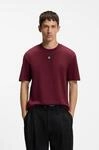 T-Shirt HUGO "Dalile Metal Logo", Herren, Gr. L, rot (schwarz pink654), Single