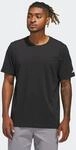 T-Shirt ADIDAS PERFORMANCE "UNIFARBENES", Herren, Gr. XXL, schwarz, Obermaterial:
