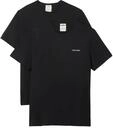 T-Shirt CALVIN KLEIN "MICRO LOGO CREWNECK TEE", Herren, Gr. S, schwarz (schwarz,