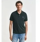 Gant Poloshirt REG SHIELD SS PIQUE POLO mit Logo und Flachstrickkragen 100% Baumwolle