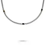 s.Oliver Edelstahlkette Schmuck Geschenk Edelstahl Halskette Basic Stones, mit