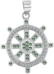 AKZENT Kettenanh&auml;nger "Wiebe" aus 925 Sterlingsilber, rhodiniert, langlebig