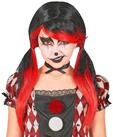 Widmann S.r.l. Kost&uuml;m-Per&uuml;cke Halloween Per&uuml;cke Kinder 'Killer Clown', Schwarz