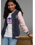 KangaROOS Sweatjacke College-Jacke mit Kragen blau|rosa 176/182