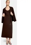 Zero Maxikleid Damen mit G&uuml;rtel Material braun 34 EU