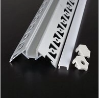 ENERGMiX LED-Stripe-Profil 2 Meter Alu Profile Alu Schiene Profil mit Milchglas