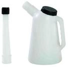 IWH Kanne Mess- und Vorratskanne 1 Liter transparent mit flexiblem Auslaufrohr,...