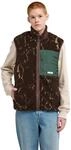 Outdoorjacke ELEMENT "Lake Sherpa", Herren, Gr. S, braun (java lines), Obermaterial: