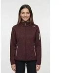 CMP Strickfleecejacke KNITTED MELANGE FLEECE WOMAN JACKET mit Rei&szlig;verschluss,
