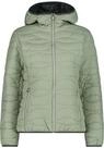 Steppjacke CMP "WOMAN JACKET FIX HOOD", Damen, Gr. 34, gr&uuml;n (gr&uuml;n tea),