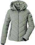 Steppjacke KILLTEC "KOW 13 WMN QLTD JCKT", Damen, Gr. 36, seegr&uuml;n, Obermaterial: