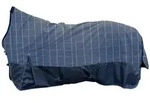HKM Pferde-Thermodecke HKM Highneckdecke Norwich 600D 300g blau 155 cm