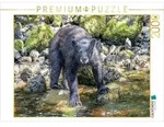 CALVENDO Puzzle CALVENDO Puzzle Schwarzb&auml;r am Wasser, 2000 Teile Lege-Gr&ouml;&szlig;e...