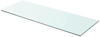 vidaXL Wandregal vidaXL Regalboden Glas Transparent 80x30 cm