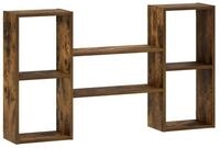 vidaXL Wandregal 102 x 17 x 59 cm Wandregal R&auml;uchereiche 102x17x59 cm...