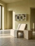KADIMA DESIGN Wandregal Wandregal PAOLA wei&szlig; 85 x 47,5 x 16 cm MDF-Holz...