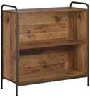 vidaXL B&uuml;cherregal 80 x 33 x 80 cm B&uuml;cherregal 80x33x80 cm Holzwerkstoff...