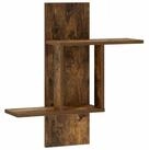 vidaXL Wandregal 59 x 17 x 63 cm Wandregal R&auml;uchereiche 59x17x63 cm...