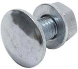PROTEKTOR Schraube Flachkopfschraube M8.8, (M8 &times; 20, 100 St&uuml;ck, silber, 100...
