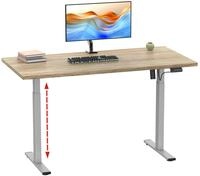 VCM Schreibtisch Arbeitszimmer E-Lona B. 140 x T. 50 x H. 71-120 cm, Elektrisch