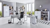 BMG M&ouml;bel B&uuml;rom&ouml;bel-Set Office Edition 7, (Komplett-Set, 8-tlg), mit