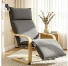 HOMCOM Relaxsessel Loungesessel Schwingsessel mit hoher R&uuml;ckenlehne (Set,...