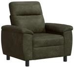 vidaXL Sessel 95 x 90 x 95 cm Sofa Olivegr&uuml;n 95x90x95 cm Kunstwildleder