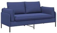 vidaXL Sofa 188 x 81 x 89 cm 2-Sitzer Sofa 2-Sitzer Polizeiblau 188x81x89 cm...